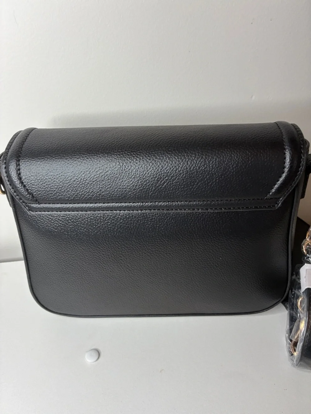Valentino Orlandi Black Crossbody Bag with Matching Coin Pouch NWT - Picture 6 of 15